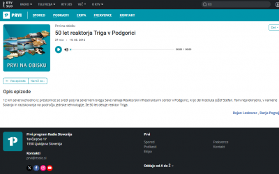 50 let reaktorja TRIGA v Podgorici (Prvi na obisku, Radio Slovenija)
