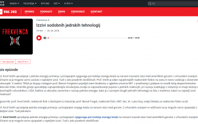 Izzivi sodobnih jedrskih tehnologij (Val 202)