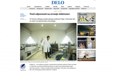 Testi odpornosti na sevanje elektronike v reaktorju TRIGA (Delo)
