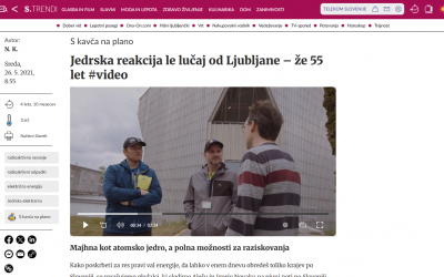 Nuclear Reaction Just Outside Ljubljana – Already 55 Years (Siol.net)