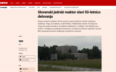 Slovenian Nuclear Reactor Celebrates 50 Years of Operation (Finance)